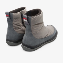 Camper Peu Pista Down Boots Dark Grey - Womens Singapore NVKZUN-970